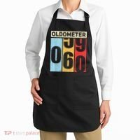 Oldometer 59-60 Funny 60th Birthday Odometer Gift Oldometer Apron thumb 2
