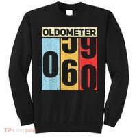 Oldometer 59-60 Funny 60th Birthday Odometer Gift Oldometer Sweatshirt thumb 0