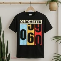Oldometer 59-60 Funny 60th Birthday Odometer Gift Oldometer T-Shirt thumb 2