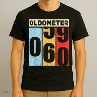 Oldometer 59-60 Funny 60th Birthday Odometer Gift Oldometer T-Shirt thumb 3