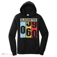 Oldometer 59-60 Funny 60th Birthday Odometer Gift Oldometer Women's Hoodie thumb 0