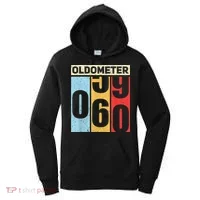 Oldometer 59-60 Funny 60th Birthday Odometer Gift Oldometer Women's Hoodie thumb 0