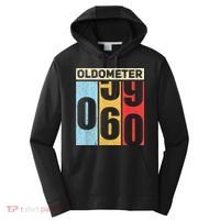 Oldometer 59-60 Funny 60th Birthday Odometer Gift Oldometer Performance Fleece Hoodie thumb 0