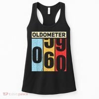Oldometer 59-60 Funny 60th Birthday Odometer Gift Oldometer Women's Tank Top thumb 0