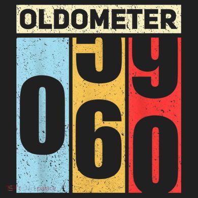 Oldometer 59-60 Funny 60th Birthday Odometer Gift Oldometer Hat