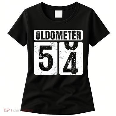 Oldometer 54 Vintage Funny 54th Birthday Gift Idea Women's T-Shirt