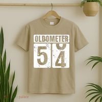 Oldometer 54 Vintage Funny 54th Birthday Gift Idea T-Shirt thumb 2