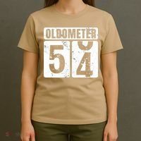 Oldometer 54 Vintage Funny 54th Birthday Gift Idea T-Shirt thumb 4