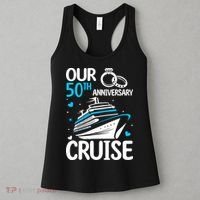 Our 50th Wedding Anniversary Cruise 50 Years Anniversary Women's Tank Top thumb 3