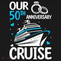 Our 50th Wedding Anniversary Cruise 50 Years Anniversary Women's Tank Top thumb 5