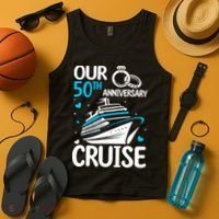 Our 50th Wedding Anniversary Cruise 50 Years Anniversary Tank Top thumb 4
