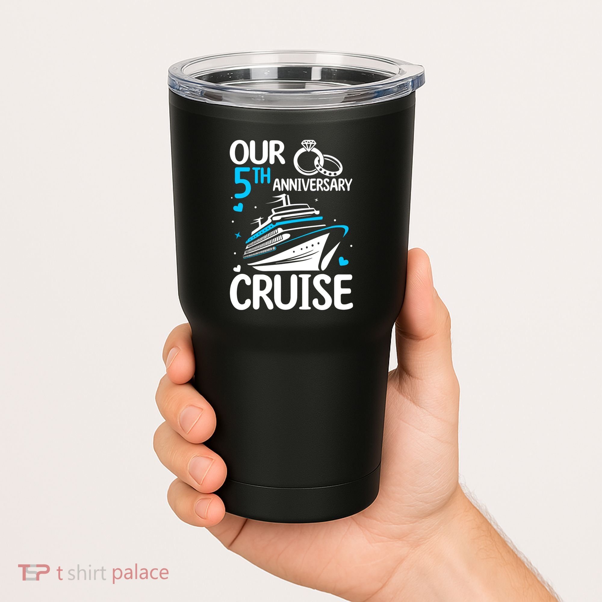 Our 5th Wedding Anniversary Cruise 5 Years Anniversary Tumbler