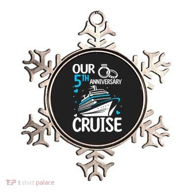 Our 5th Wedding Anniversary Cruise 5 Years Anniversary Ornament