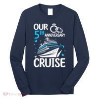 Our 5th Wedding Anniversary Cruise 5 Years Anniversary Long Sleeve Shirt thumb 0