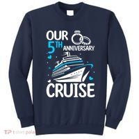 Our 5th Wedding Anniversary Cruise 5 Years Anniversary Sweatshirt thumb 0