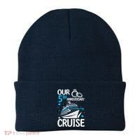 Our 5th Wedding Anniversary Cruise 5 Years Anniversary Beanie thumb 0