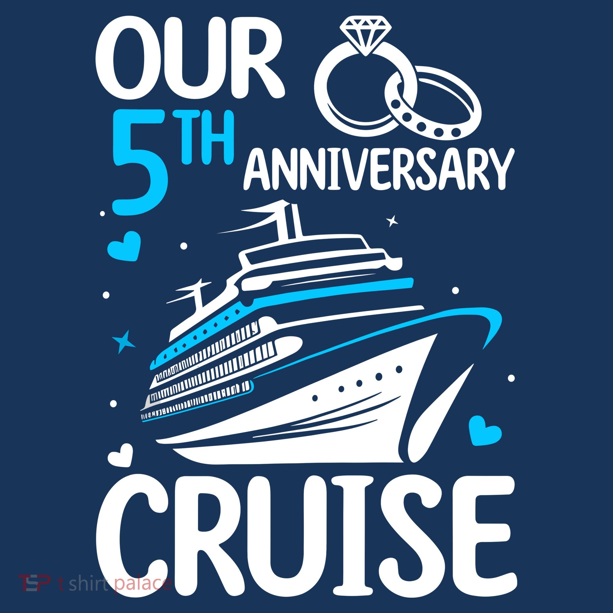 Our 5th Wedding Anniversary Cruise 5 Years Anniversary Women's Hoodie