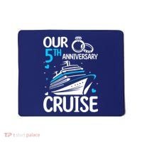 Our 5th Wedding Anniversary Cruise 5 Years Anniversary Mousepad thumb 0