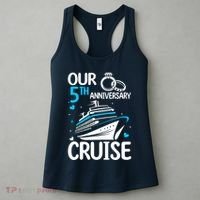 Our 5th Wedding Anniversary Cruise 5 Years Anniversary Women's Tank Top thumb 3