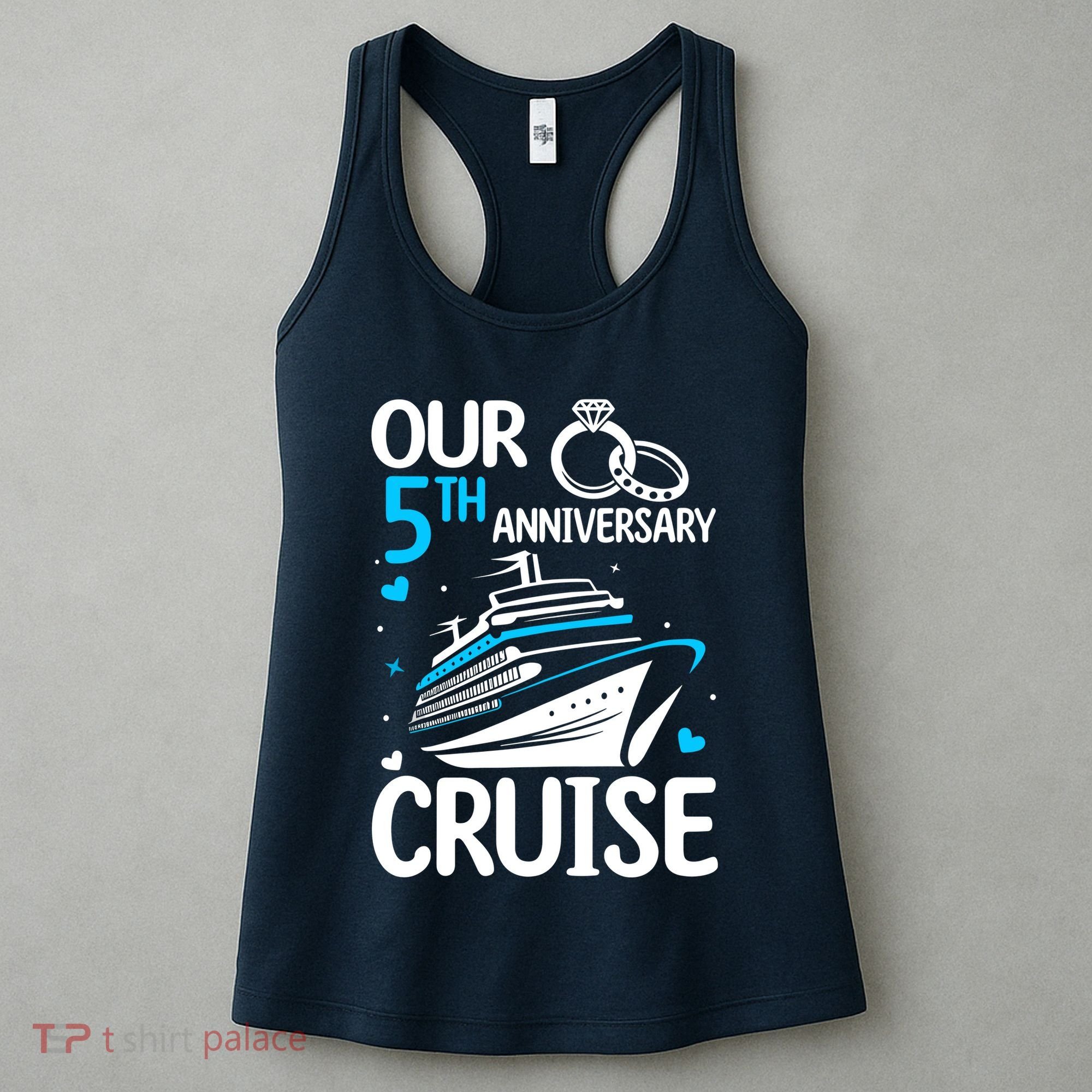 Our 5th Wedding Anniversary Cruise 5 Years Anniversary Women's Tank Top