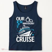 Our 5th Wedding Anniversary Cruise 5 Years Anniversary Tank Top thumb 2