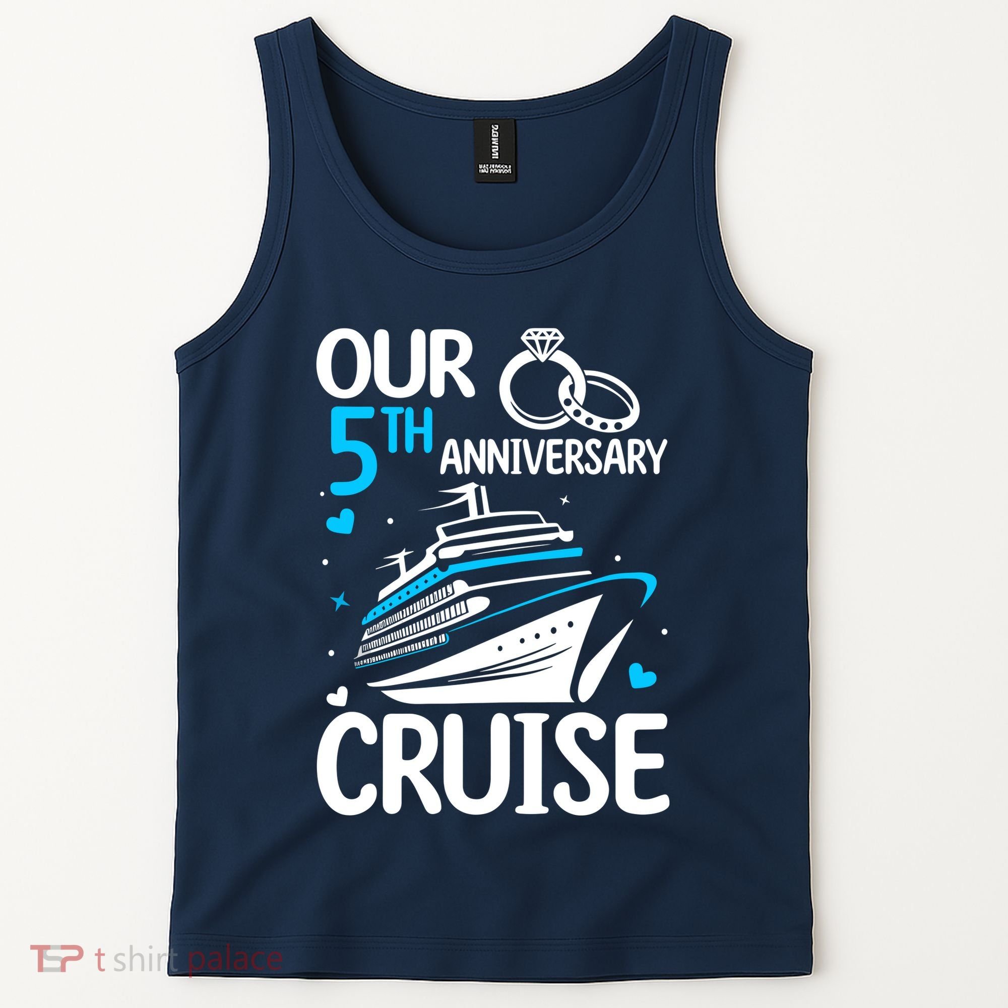 Our 5th Wedding Anniversary Cruise 5 Years Anniversary Tank Top