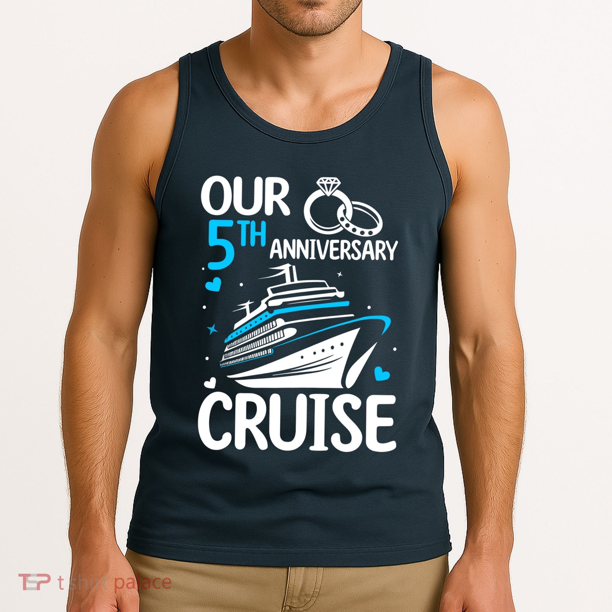 Our 5th Wedding Anniversary Cruise 5 Years Anniversary Tank Top