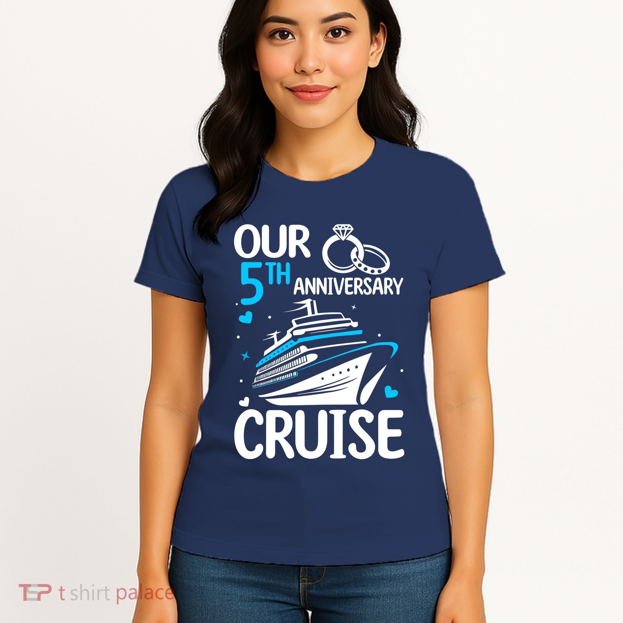 Our 5th Wedding Anniversary Cruise 5 Years Anniversary Women's T-Shirt