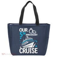 Our 5th Wedding Anniversary Cruise 5 Years Anniversary Tote Bag thumb 0