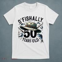 Ofishally 50 Years Old 50th Birthday Fisherman Fishing Lover T-Shirt thumb 5