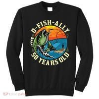 OFishAlly 50 Years Old 50th Birthday Fishing Sweatshirt thumb 0