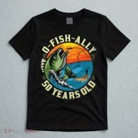 OFishAlly 50 Years Old 50th Birthday Fishing T-Shirt thumb 5