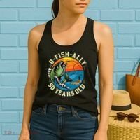 OFishAlly 50 Years Old 50th Birthday Fishing Women's Tank Top thumb 2