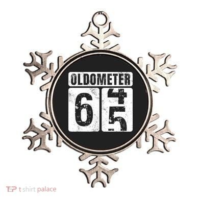 Oldometer 65 Vintage Funny 65th Birthday Gift Idea Ornament
