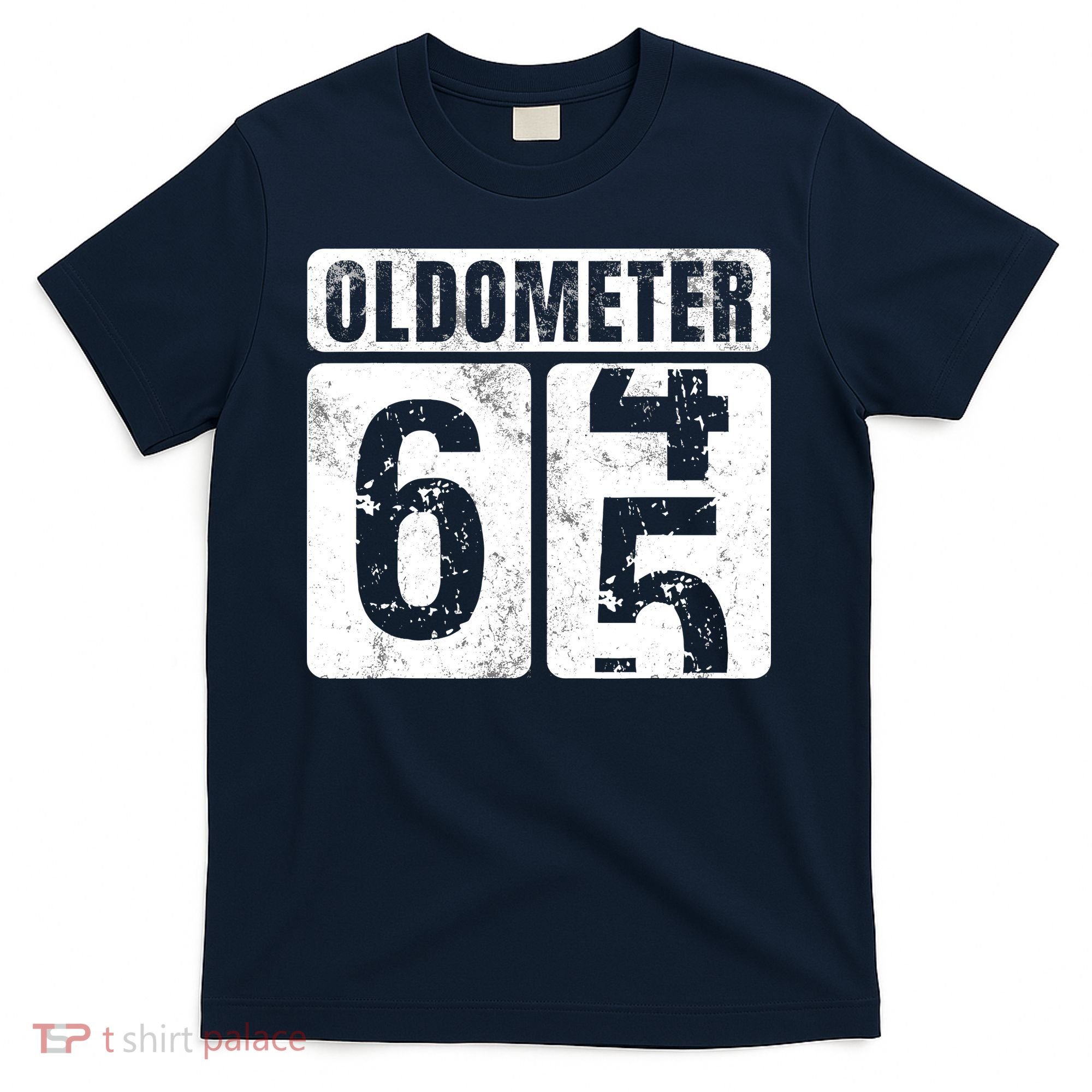 Oldometer 65 Vintage Funny 65th Birthday Gift Idea T-Shirt