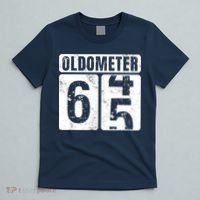 Oldometer 65 Vintage Funny 65th Birthday Gift Idea T-Shirt thumb 5