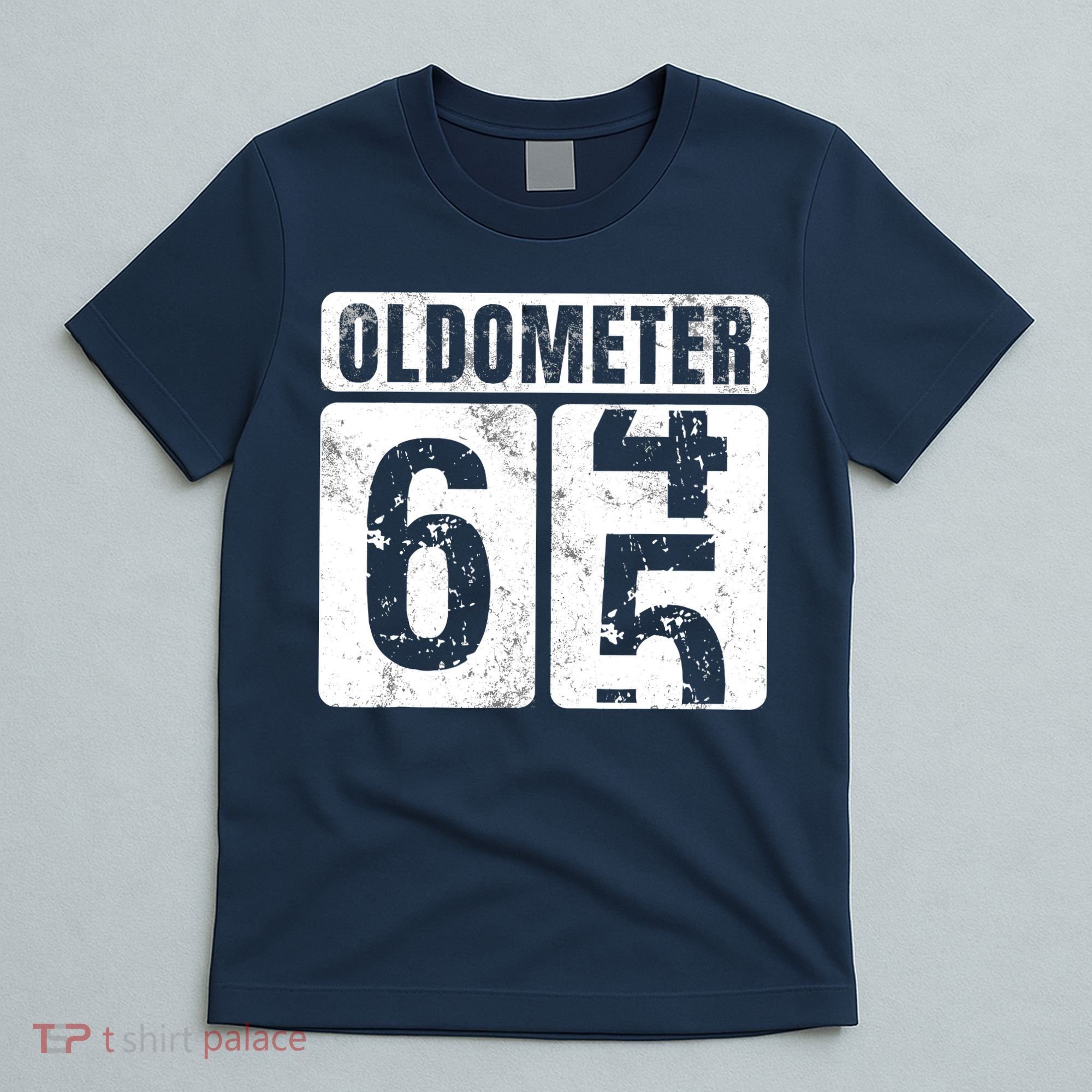 Oldometer 65 Vintage Funny 65th Birthday Gift Idea T-Shirt