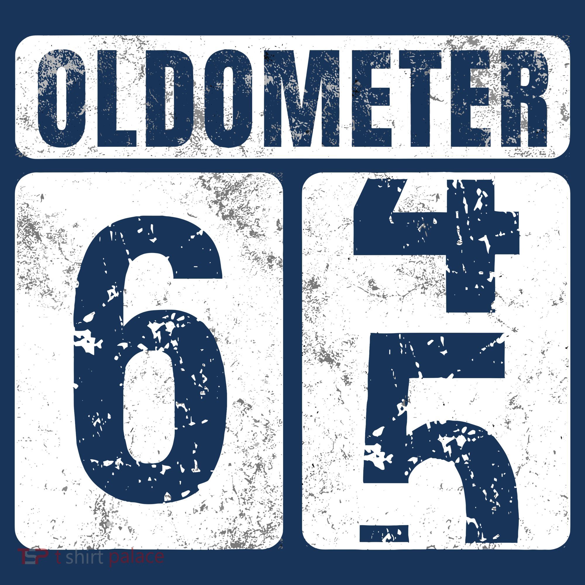 Oldometer 65 Vintage Funny 65th Birthday Gift Idea T-Shirt