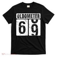 Oldometer 69 Vintage Funny 69th Birthday Gift Idea T-Shirt thumb 0