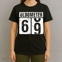 Oldometer 69 Vintage Funny 69th Birthday Gift Idea T-Shirt thumb 4