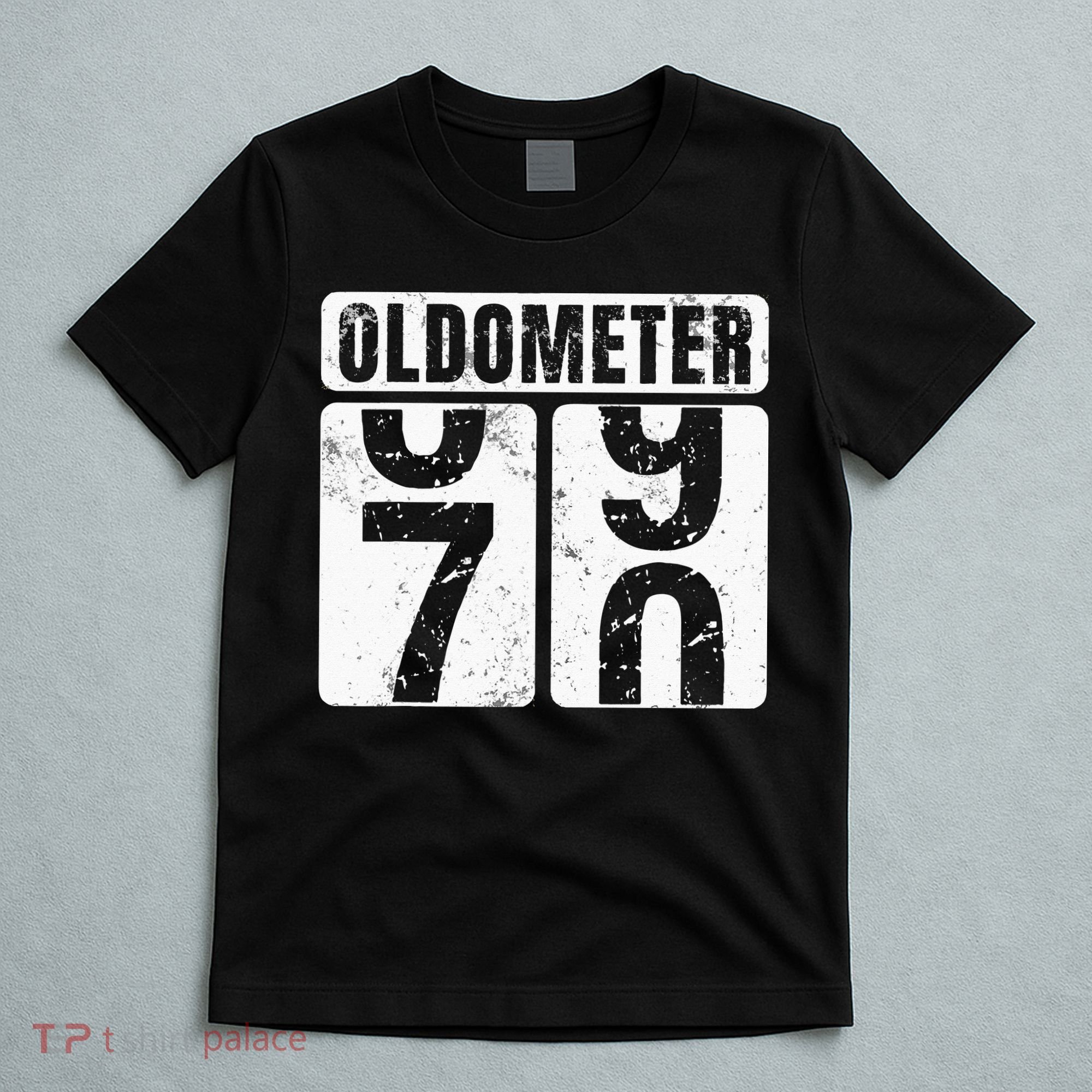 Oldometer 70 Vintage Funny 70th Birthday Gift Idea T-Shirt