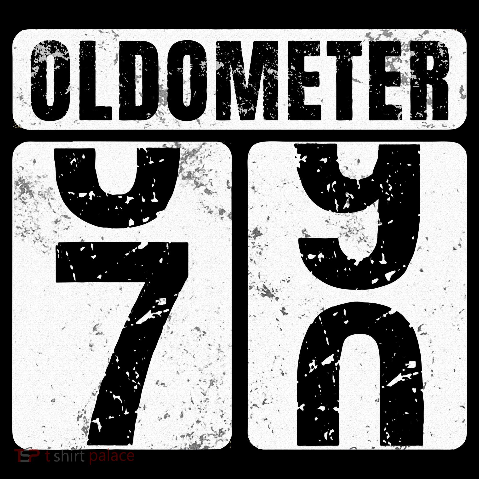 Oldometer 70 Vintage Funny 70th Birthday Gift Idea T-Shirt