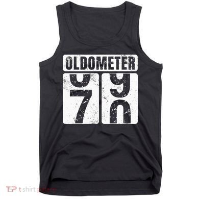 Oldometer 70 Vintage Funny 70th Birthday Gift Idea Tank Top