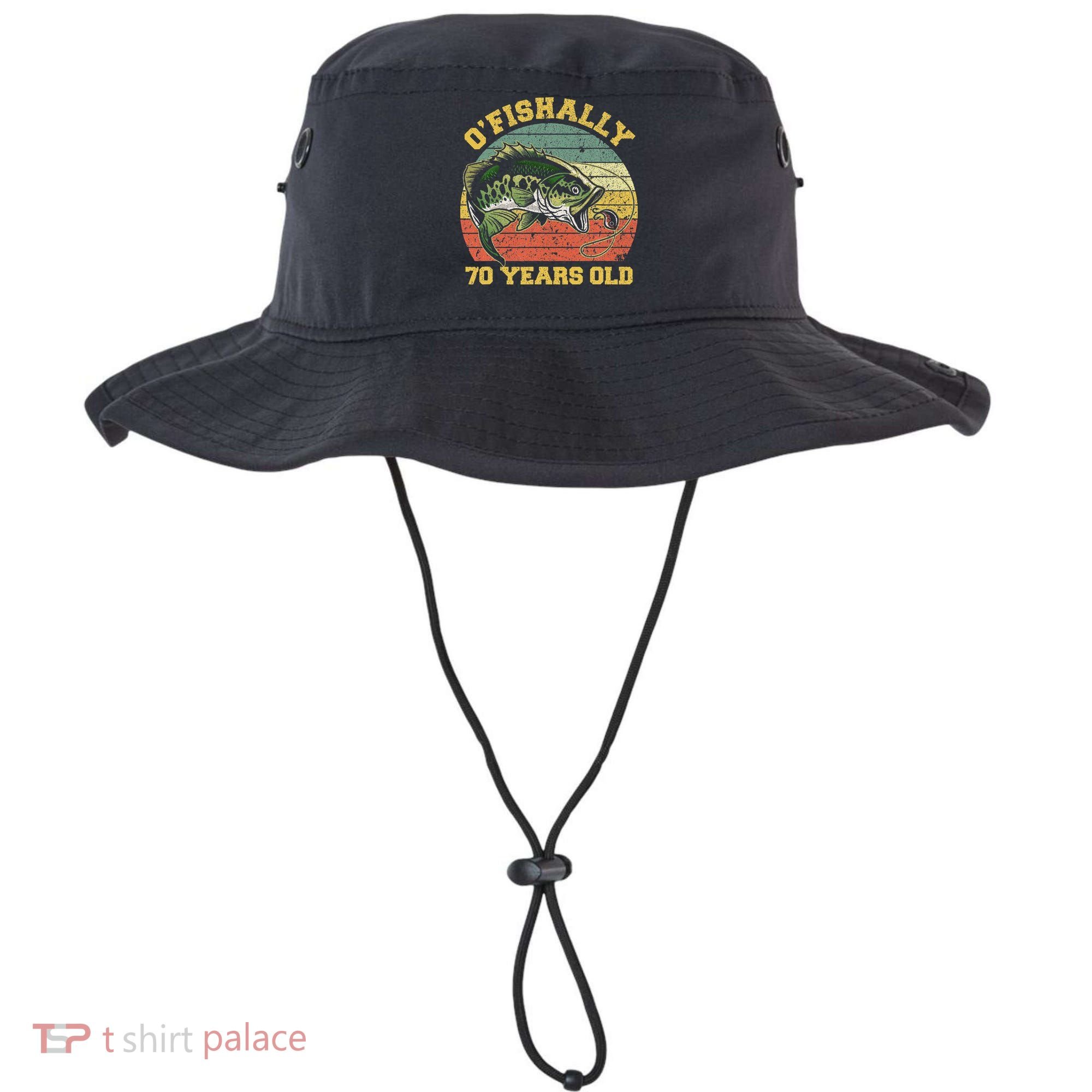 OFishally 70 Years Old Fishing Birthday Theme Party 70th Bucket Hat