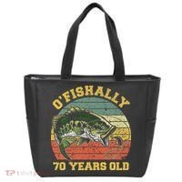 OFishally 70 Years Old Fishing Birthday Theme Party 70th Tote Bag thumb 0
