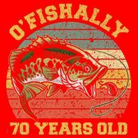 OFishally 70 Years Old Fishing Birthday Theme Party 70th Santa Hat thumb 1