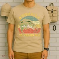 OFishally 70 Years Old Fishing Birthday Theme Party 70th T-Shirt thumb 6