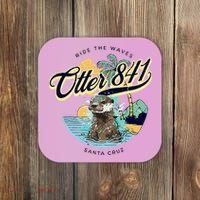 Otter 841 Surfing Otter 841 California Surf Board Otter 841 Coaster thumb 0
