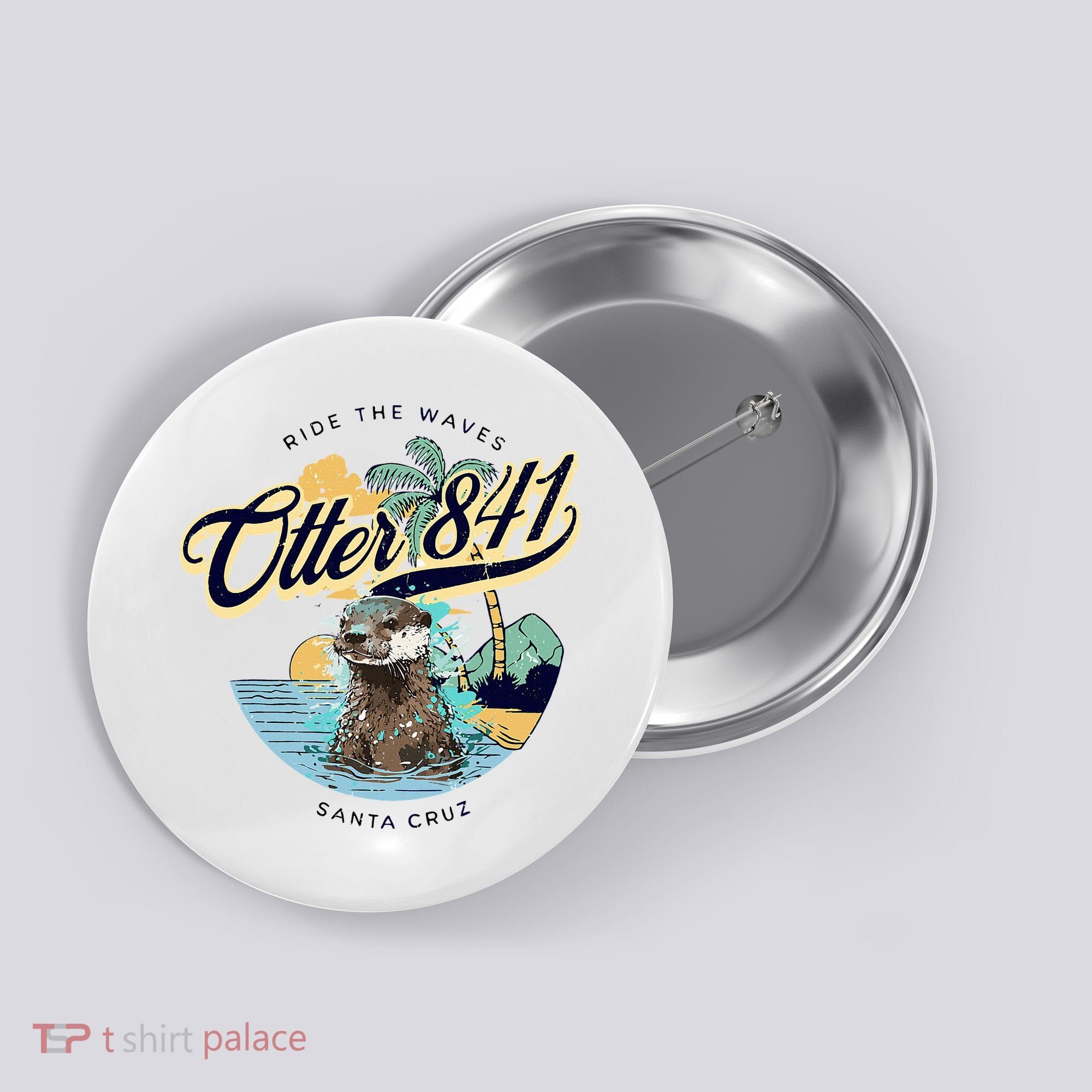 Otter 841 Surfing Otter 841 California Surf Board Otter 841 Button