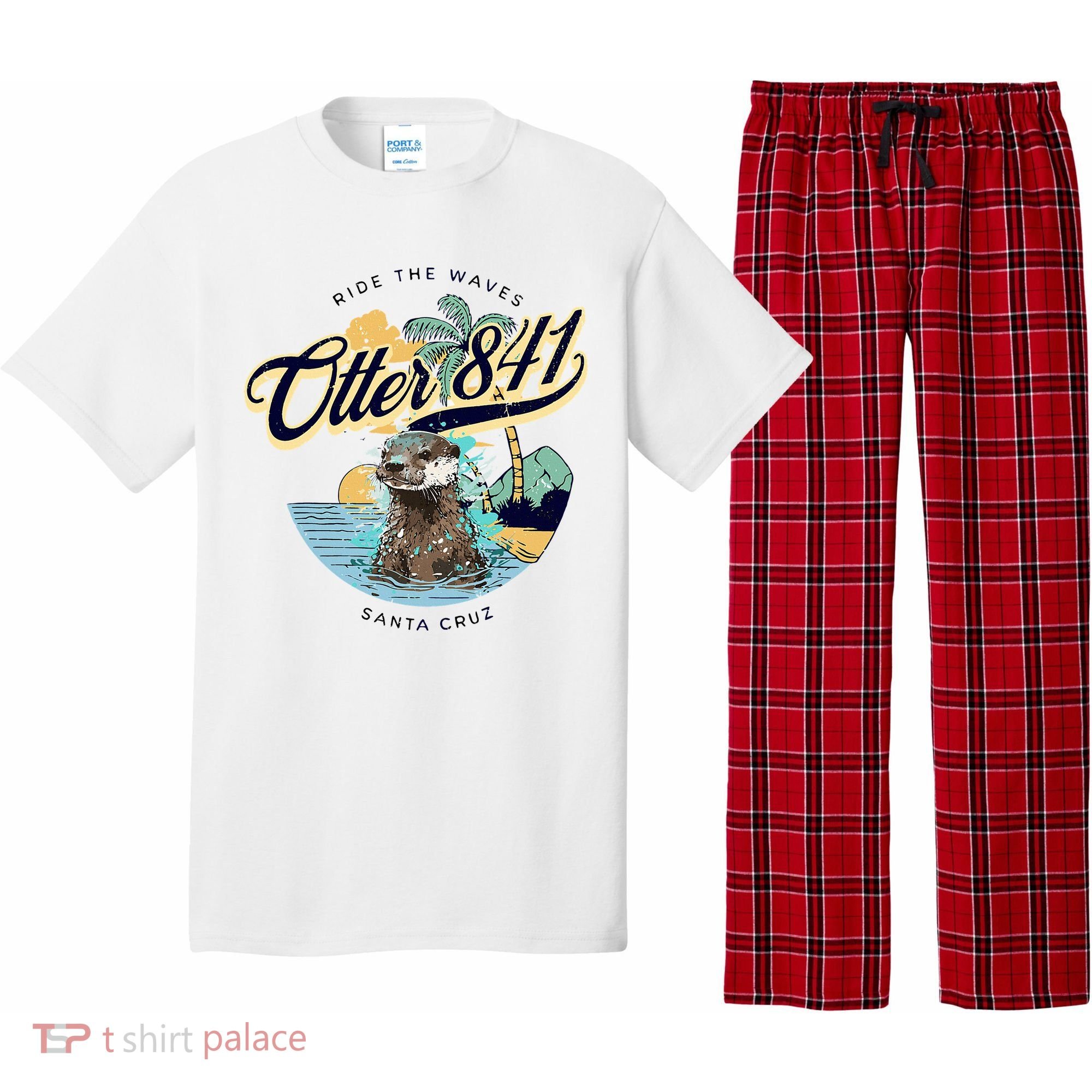Otter 841 Surfing Otter 841 California Surf Board Otter 841 Pajama Set